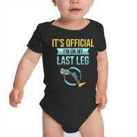 Leg Prosthetic Gift Leg Amputation Amputee T Shirt Baby Bodysuit | Artistshot