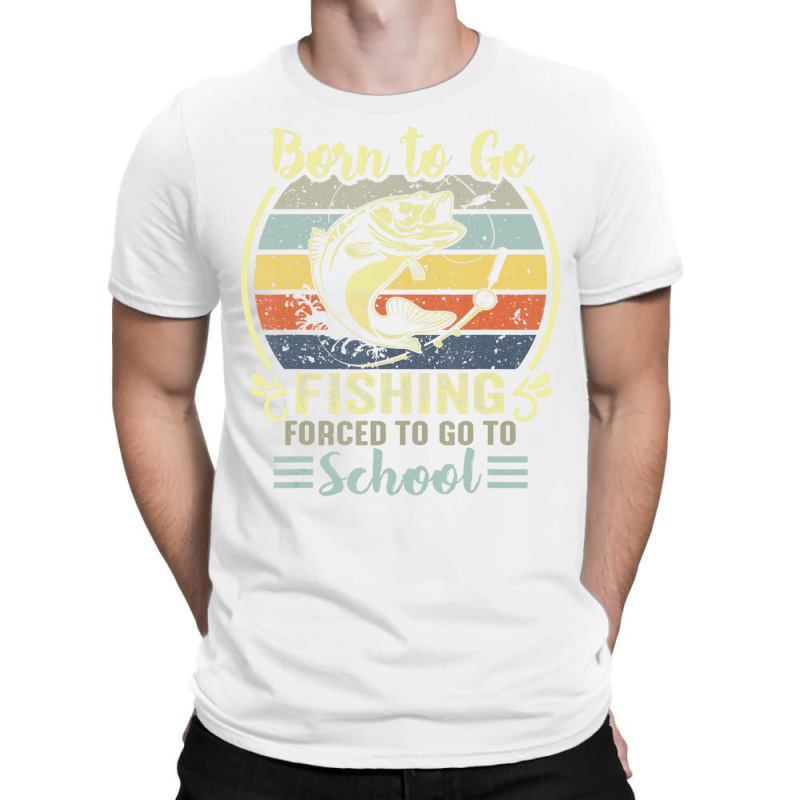 Funny Born To Go Fishing Bass Fish Fisherman Boys T-shirt | Artistshot