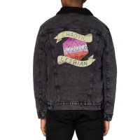 Chaotic Lesbian D20 Unisex Sherpa-lined Denim Jacket | Artistshot