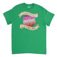 Chaotic Lesbian D20 Classic T-shirt | Artistshot