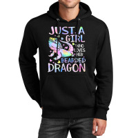 Just A Girl Who Loves Her Bearded Dragon Dragons L Unisex Hoodie | Artistshot