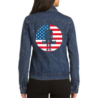 Hydration Specialist Team Manager Football Hydrate Ladies Denim Jacket | Artistshot