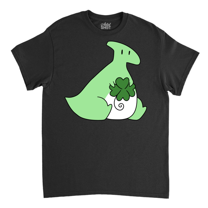 Lucky Green Hadrosaurus Classic T-shirt | Artistshot