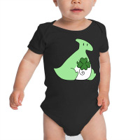 Lucky Green Hadrosaurus Baby Bodysuit | Artistshot