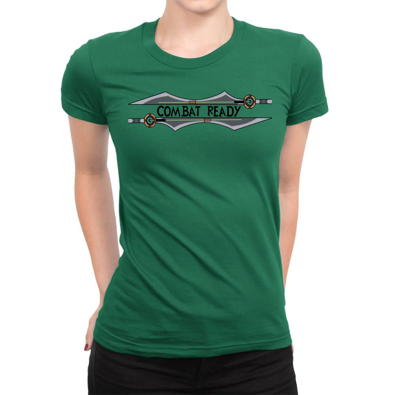 Combat Ready! Ladies Fitted T-Shirt by gesangkotianv | Artistshot