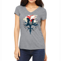 Final Fantasy Viii   Gunblades And Angels Women's V-neck T-shirt | Artistshot