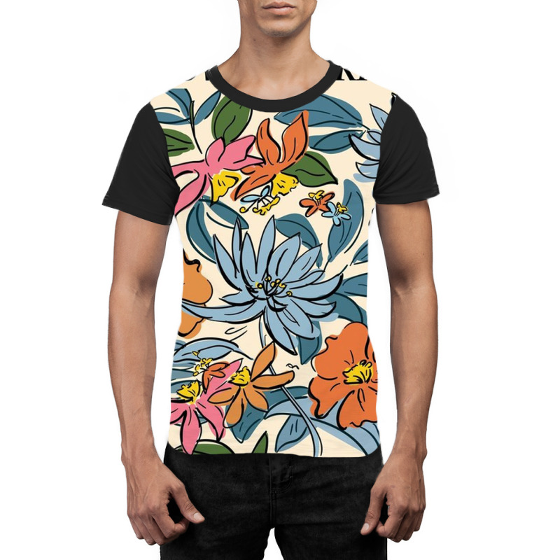 Flower Market Graphic T-shirt | Artistshot