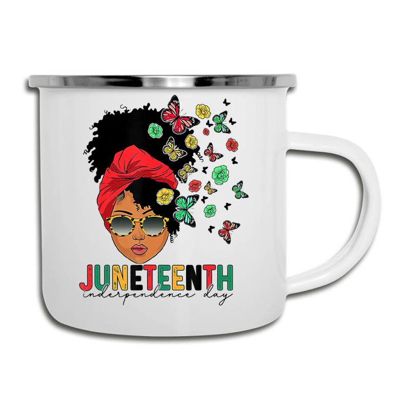 Juneteenth Is My Independence Day Black Queen And Camper Cup | Artistshot