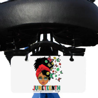 Juneteenth Is My Independence Day Black Queen And Bicycle License Plate | Artistshot