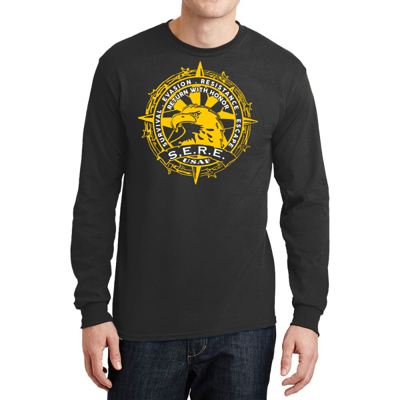 Survival Evasion Resistance Escape Usaf Army Long Sleeve Shirts by Kengkong27 | Artistshot