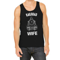 Womens Railroad Wife   Model Railroad Train T Shir Tank Top | Artistshot