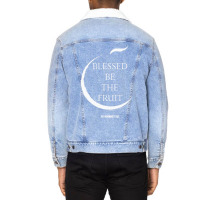 The Handmaid's Tale Blessed Be The Fruit Quote T S Unisex Sherpa-lined Denim Jacket | Artistshot