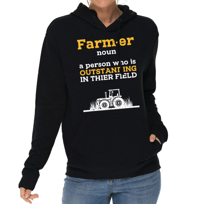 Funny Farmers Gift For Farm, Tractor & Farming Fan Lightweight Hoodie | Artistshot