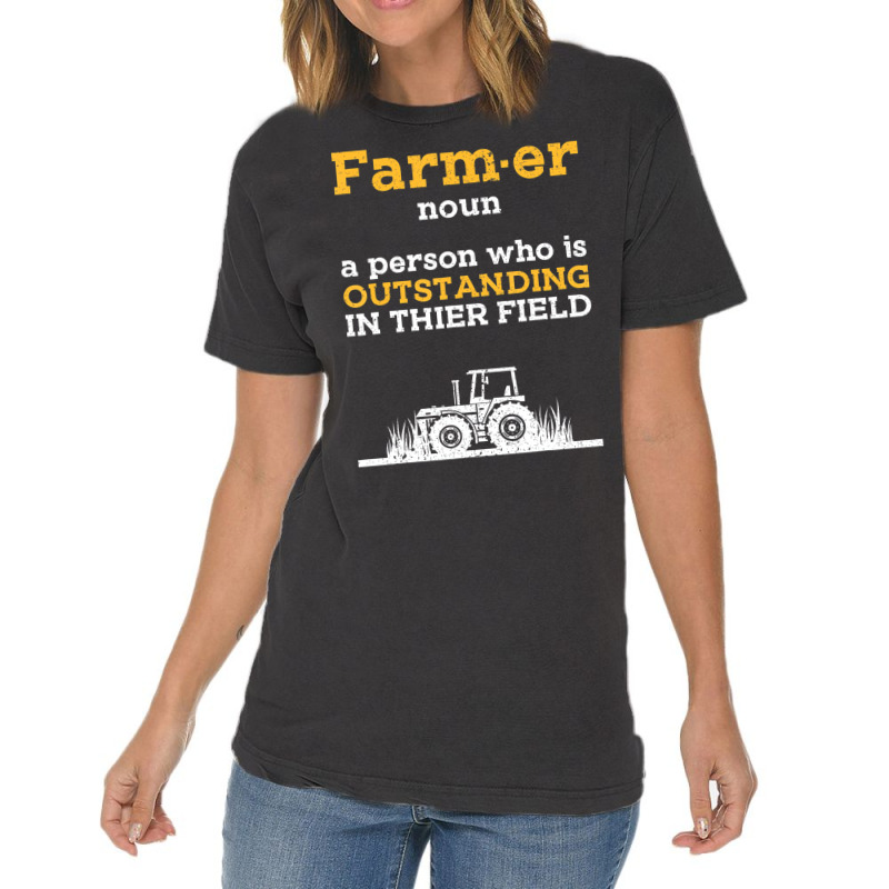 Funny Farmers Gift For Farm, Tractor & Farming Fan Vintage T-shirt | Artistshot