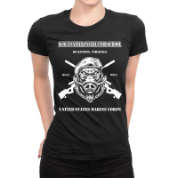 Scout Sniper Instructor Quantico Ladies Fitted T-shirt | Artistshot