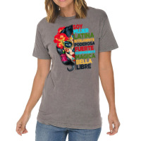 Womens Soy Mujer Latina Tee Poderosa Magica Bella Vintage T-shirt | Artistshot