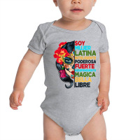 Womens Soy Mujer Latina Tee Poderosa Magica Bella Baby Bodysuit | Artistshot