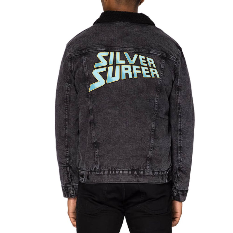 Silver Surfer 13 Unisex Sherpa-Lined Denim Jacket by alchaobpsr | Artistshot