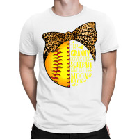 This Granny Loves Her Softball Girl Mother's Day L T-shirt | Artistshot