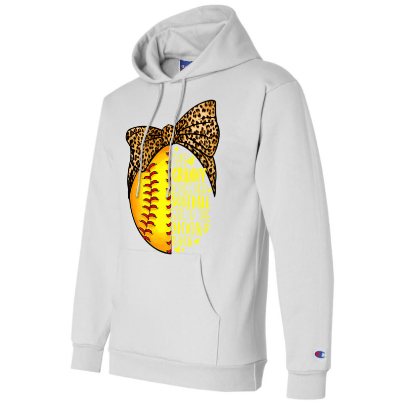 This Granny Loves Her Softball Girl Mother's Day L Champion Hoodie | Artistshot