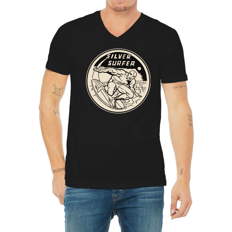 Silver Surfer 16 V-Neck Tee by alchaobpsr | Artistshot