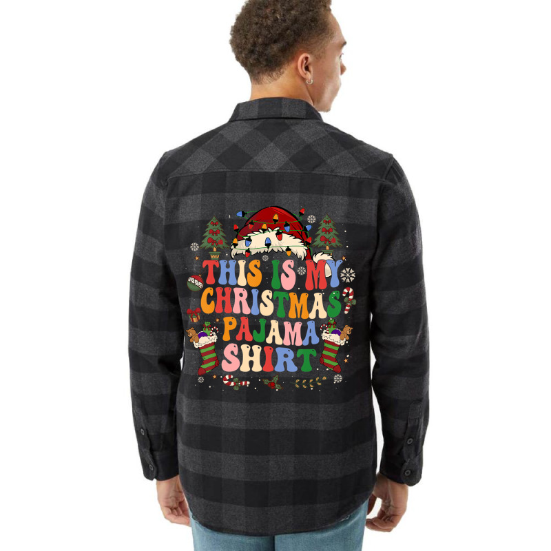 This Is My Christmas Retro Funny Santa Xmas Men Wo Flannel Shirt | Artistshot