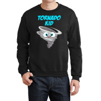 Funny Tornado Gift For Chaser Kids Boys Girls Stor Crewneck Sweatshirt | Artistshot