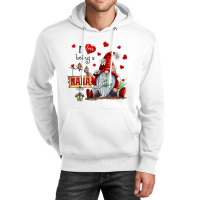 I Love Being A Nana   Gnome Daisy Heart T Shirt Unisex Hoodie | Artistshot