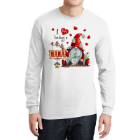 I Love Being A Nana   Gnome Daisy Heart T Shirt Long Sleeve Shirts | Artistshot