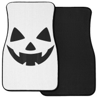 Men's Women's Pumpkin Monster Face Halloween Costu Front Car Mat | Artistshot