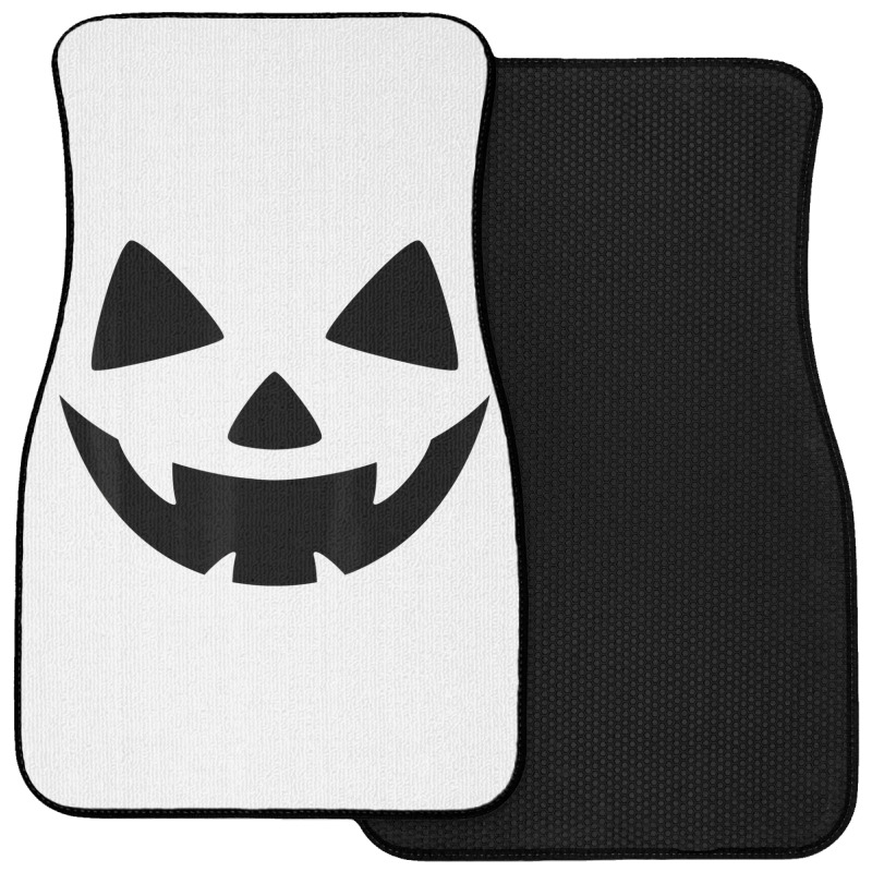 Men's Women's Pumpkin Monster Face Halloween Costu Front Car Mat | Artistshot