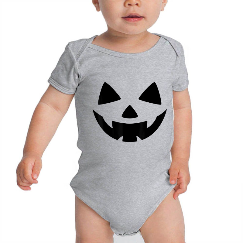 Men's Women's Pumpkin Monster Face Halloween Costu Baby Bodysuit | Artistshot