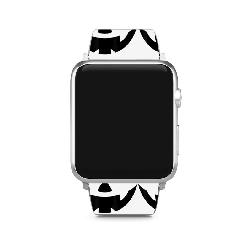 Men's Women's Pumpkin Monster Face Halloween Costu Apple Watch Band | Artistshot