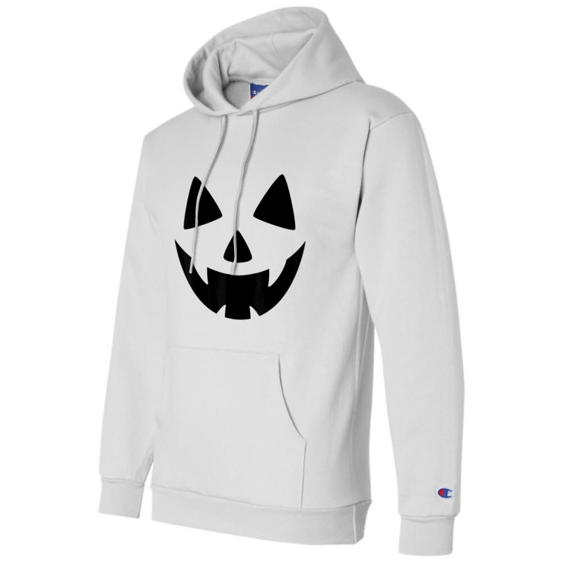 Men's Women's Pumpkin Monster Face Halloween Costu Champion Hoodie | Artistshot