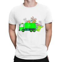 Bunny Riding Garbage Truck Easter Day Bunny Garbag T-shirt | Artistshot