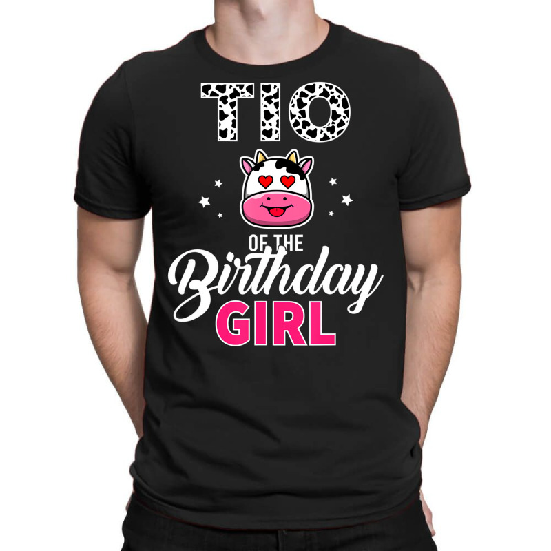 Tio Of The Birthday For Girl Cow Farm Birthday T S T-shirt | Artistshot