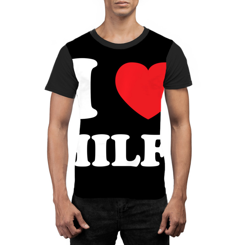 I Love Heart Milfs And Mature Sexy Women Pullover Graphic T-shirt | Artistshot