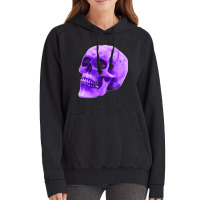 Purple Skull Biker T Shirt Vintage Hoodie | Artistshot