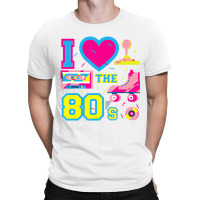 I Love Heart The 80's   Retro Vintage Vaporwave Co T-shirt | Artistshot