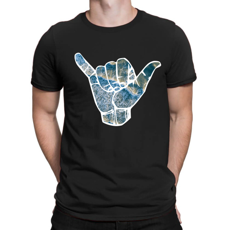 Hang Loose Surfing Shaka Hand Beach Waves Gift For T-shirt | Artistshot