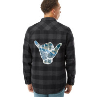 Hang Loose Surfing Shaka Hand Beach Waves Gift For Flannel Shirt | Artistshot