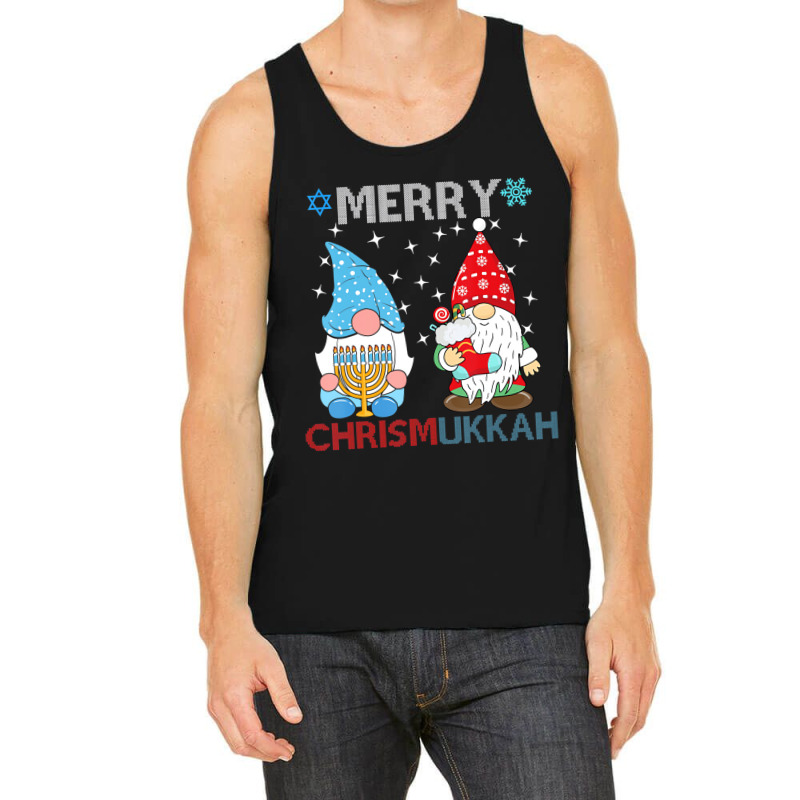 Merry Chrismukkah Funny Gnomes T Shirt Tank Top | Artistshot