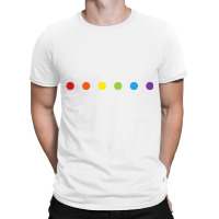 Gay Pride Colors Lgbtq+ Gender Equality Polka Dots T-shirt | Artistshot