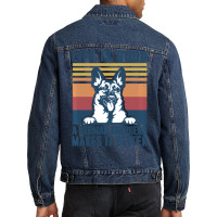 German Shepherd Gift Men Women Dog Dad Mom German Men Denim Jacket | Artistshot