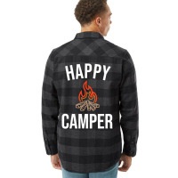 Happy Camper T Shirt Flannel Shirt | Artistshot