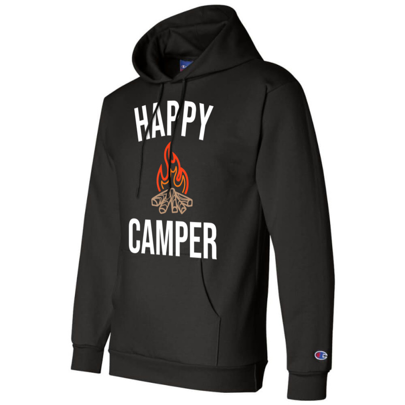 Happy Camper T Shirt Champion Hoodie | Artistshot