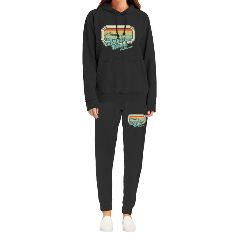 Catalina Island California Retro Snorkeling And Di Hoodie & Jogger set by chomibe | Artistshot