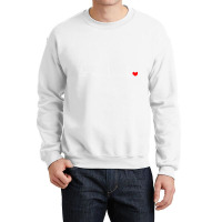 I Love My Cow Valve Ekg Heartbeat Heart Patient T Crewneck Sweatshirt | Artistshot