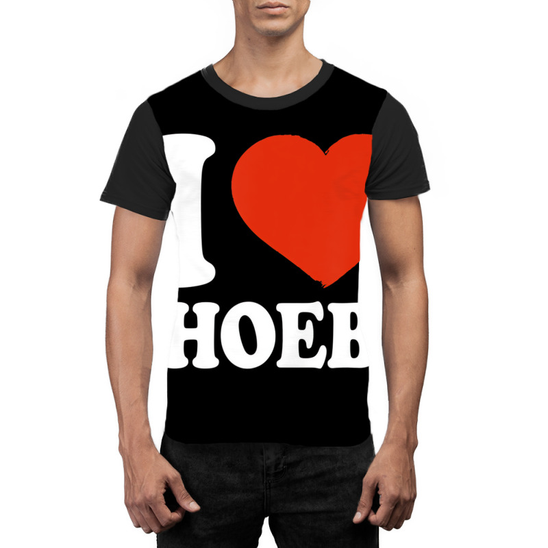 I Love Phoebe, I Heart Phoebe, Red Heart Valentine Graphic T-shirt | Artistshot