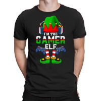 Merry Xmas Video Gamer Elf Matching Family Christm T-shirt | Artistshot